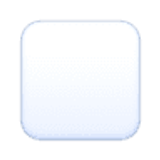 Mittelgroßes weißes Quadrat - Facebook