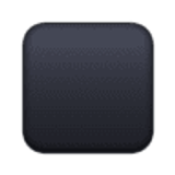 Mittelgroßes schwarzes Quadrat - Facebook