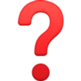 Rotes Fragezeichen - Facebook