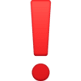 Rotes Ausrufezeichen - Facebook