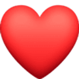 Rotes Herz - Facebook