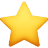 Weißer mittelgroßer Stern - Facebook