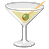 Cocktailglas - Noto Color Emoji