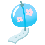 Japanisches Windspiel - Noto Color Emoji