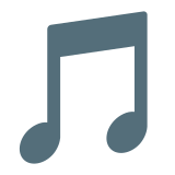 Musiknote - Noto Color Emoji