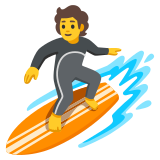 Surfer(in) - Noto Color Emoji