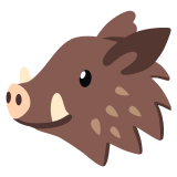 Wildschwein - Noto Color Emoji