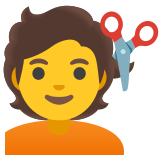 Person beim Haareschneiden - Noto Color Emoji