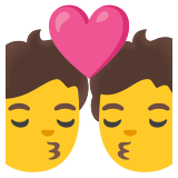 Sich küssendes Paar - Noto Color Emoji