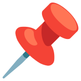 Reißzwecke - Noto Color Emoji