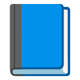 Blaues Buch - Noto Color Emoji