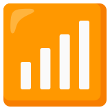 Balkenförmige Signalstärkenanzeige - Noto Color Emoji