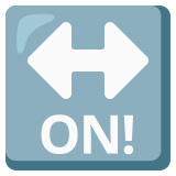 ON!-Pfeil - Noto Color Emoji