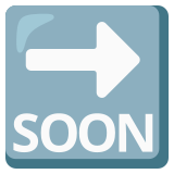 SOON-Pfeil - Noto Color Emoji