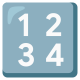 Eingabesymbol Zahlen - Noto Color Emoji