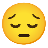 Nachdenkliches Gesicht - Noto Color Emoji