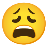 Erschöpftes Gesicht - Noto Color Emoji