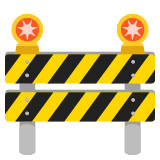 Baustellenabsperrung - Noto Color Emoji