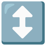 Pfeil nach oben und unten - Noto Color Emoji