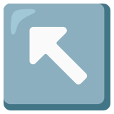 Pfeil nach links oben - Noto Color Emoji