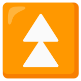 Doppelpfeile nach oben - Noto Color Emoji