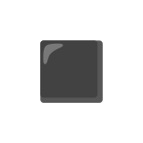 Mittelkleines schwarzes Quadrat - Noto Color Emoji