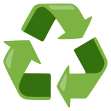 Recycling-Symbol - Noto Color Emoji