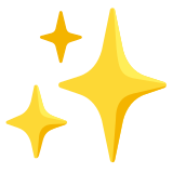 Funkelnde Sterne - Noto Color Emoji