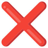 Kreuzzeichen - Noto Color Emoji