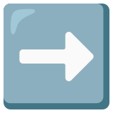 Pfeil nach rechts - Noto Color Emoji