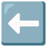 Pfeil nach links - Noto Color Emoji