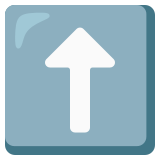 Pfeil nach oben - Noto Color Emoji