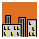 Abendstimmung in der Stadt - OpenMoji