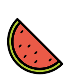 Wassermelone - OpenMoji
