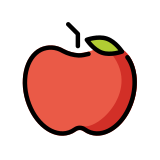 Roter Apfel - OpenMoji