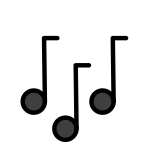 Musiknoten - OpenMoji