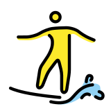 Surfer(in) - OpenMoji