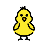 Küken von vorne - OpenMoji