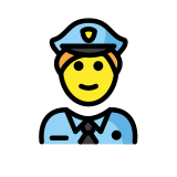 Polizist(in) - OpenMoji