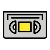 Videokassette - OpenMoji