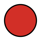 Roter Punkt - OpenMoji