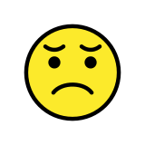 Enttäuschtes Gesicht - OpenMoji