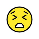 Entschlossenes Gesicht - OpenMoji