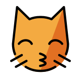 Küssende Katze - OpenMoji