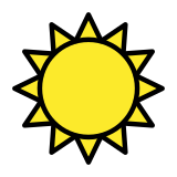 Sonne - OpenMoji