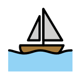 Segelboot - OpenMoji