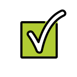 Weißes Häkchen - OpenMoji