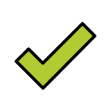 Kräftiges Häkchen - OpenMoji