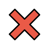 Kreuzzeichen - OpenMoji