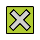 Angekreuztes Kästchen - OpenMoji